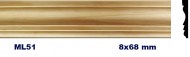 ML51 - Moldura lisa para mueble
