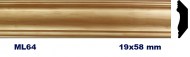 ML64 - Moldura lisa para mueble