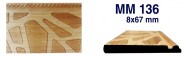 MM136 - Moldura grabada para mueble